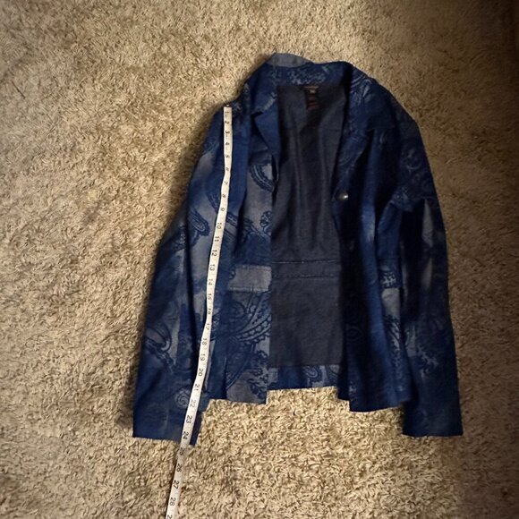 Blue Patterned Jacket - Picture 4 of 4